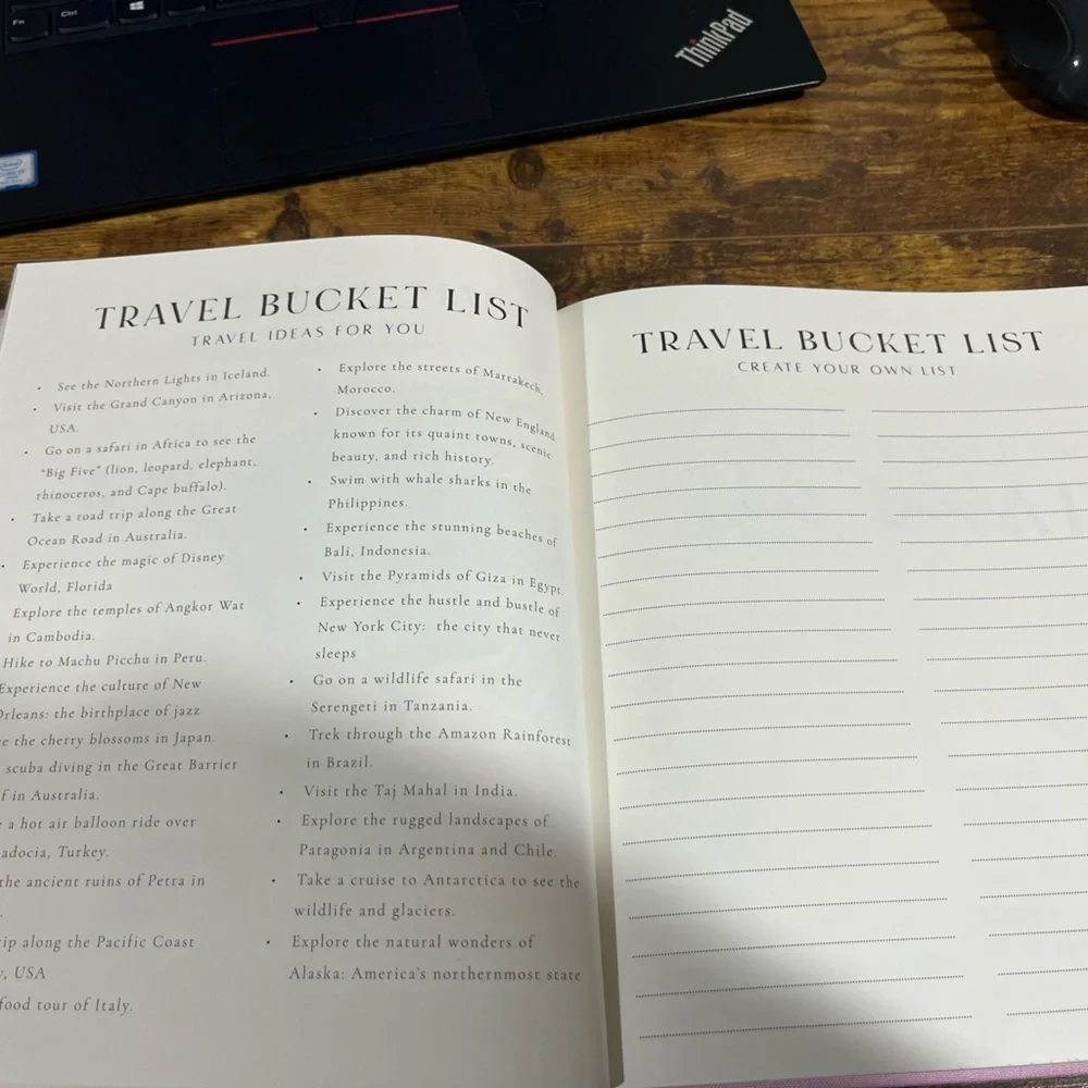 My Travel Journal Pink Hardcover